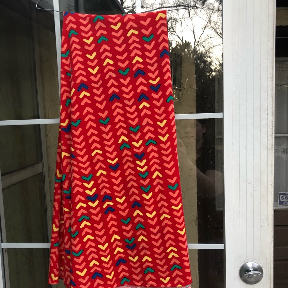 Lularoe maxi skirt size M